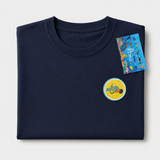 【ニシキテグリ】ネイビーTシャツ