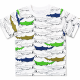 【ミツクリザメ_1】半袖Tシャツ